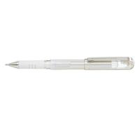 Pentel 1.0mm Tip Hybrid Gel Grip Dx Ultra Smooth Pigment Ink Pen with Chunky Barrel - White
