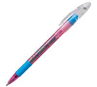 Pentel Krazy Pop Iridescent Gel Pen, (1.0mm) Bold Line, Pink & Metallic Blue Ink (K91-DCP)