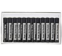 Pentel Large Arts Oil Pastel Stick - Black (Pack of 12)