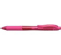 Pentel Liquid Gel BL107-P Gel Rollerball Pen, Pink, 0.7 mm Line, Retractable Mechanism, Refillable