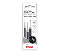 Pentel LR7-3A Refill for EnerGel Pens - Pack of 3, Black