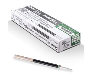 Pentel LR7-D3X Refill for EnerGel Pens 0.7 Ball = 0.35 mm Line Width Pack of 12 Forest Green