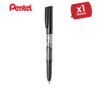 Pentel Marker Superfine Black Nmf50-A - Pack Of 12