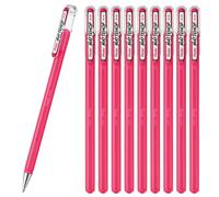 Pentel Matte Hop Pink Color Ballpoint Pen 10 Count K110-VP