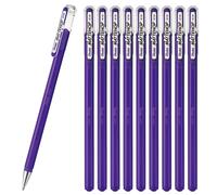 Pentel Matte Hop Violet Color Ballpoint Pen 10 Count K110-VV