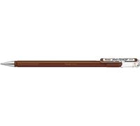 Pentel Mattehop 1.0mm Gel Roller Brown - Pack of 12