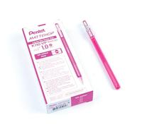 Pentel Mattehop 1.0mm Gel Roller Pink - Pack of 12