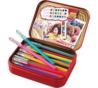 Pentel Mattehop K110V Gel Roller with High Opaque Ink in Matte Finish, 1.0 mm (Metal Box of 21 Pieces, Assorted Colours)