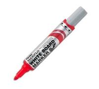 Pentel Maxiflo Dry Erase Marker for Whiteboards - Wide Bullet Tip - Liquid Ink - Red (Pack of 12)