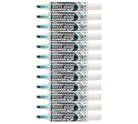 Pentel Maxiflo Dry Wipe Chisel Tip Marker - Green (Pack of 12)