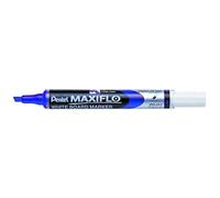 Pentel Maxiflo Green Label Whiteboard Marker with Chisel Tip Blue