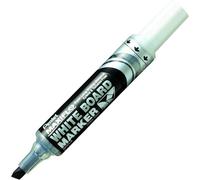 Pentel Maxiflo Green Label Whiteboard Marker with Wide Chisel Tip - Black