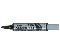 Pentel Maxiflo MWL5M-AO Drywipe Marker - Black, Box of 12