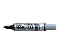 Pentel Maxiflo MWL5M-AO Drywipe Marker - Black, Box of 12