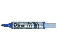 Pentel Maxiflo MWL5M-CO Drywipe Marker, Blue, Box of 12