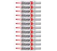Pentel Maxiflo MWL5M drywipe marker - red, box 12