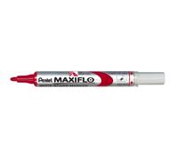 Pentel Maxiflo MWL5S Whiteboard Markers with Fine Bullet Tip Pack of 10 Red