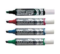 Pentel Maxiflo Whiteboard Marker 4pcs