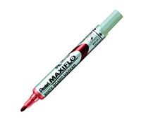 Pentel Maxiflo Whiteboard Marker, Fine Bullet Point, Red Ink, (Pack of 12)