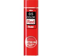 Pentel Mechanical Pencil Lead, Ain Stein, 0.5mm, Red (C275-RD)