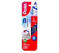 Pentel Micro Correct Fine Precision Tip Fluid Correction Pen, 12 ml, White,XZL31-W