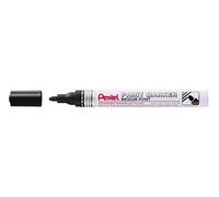 Pentel MMP10 Paint Marker Pen, 4.5mm Tip Medium Bullet Point, Black ink (Single Pen)