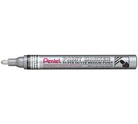 Pentel MMP10 Paint Marker Pen, 4.5mm Tip Medium Bullet Point, Metallic Silver ink (One Pen)