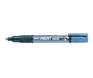 Pentel MMP20-NO Permanent Marker 2.0 mm Bullet Tip Paint Marker, Pack of 1, Grey