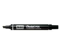 Pentel N 60 permanent marker Chisel tip Black 12 pc(s)