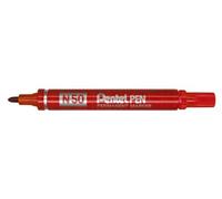 Pentel N50 Permanent Marker Pen Bullet Tip Choose colour - Black Red Blue Green