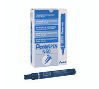 Pentel N50 Bullet Marker BLU Box 12