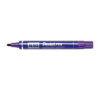Pentel N50 Bullet Point Marker - Violet (Pack of 12)