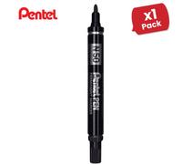Pentel N 50 permanent marker Bullet tip Black 12 pc(s)
