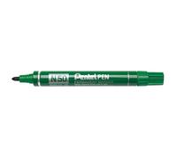 Pentel N50 Permanent Marker Bullet Tip with Aluminium Barrel Waterproof Ink - Green
