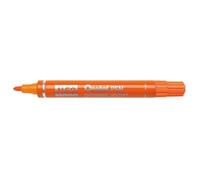 Pentel N50 Permanent Marker Bullet Tip with Aluminium Barrel Waterproof Ink - Orange