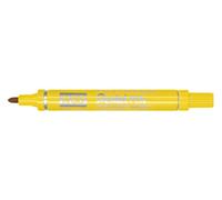 Pentel N50 Permanent Marker Bullet Tip with Aluminium Barrel Waterproof Ink - Yellow