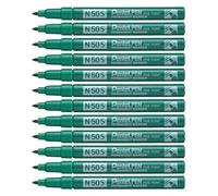 Pentel Permanent Marker N50S-D - Bullet Tip, Green - Pack of 12