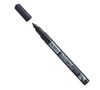 Pentel N50S Fine Permanent Marker - 3.18mm Bullet Tip - Pack of 6 - Black
