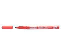 Pentel N50S Permanent Marker, Bullet Tip, Aluminium Barrel, Red ink (Single Pen)