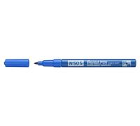 Pentel N50S Fine Permanent Marker - 3.18mm Bullet Tip - Pack of 6 - Blue