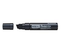 Pentel N50XL permanent marker Chisel tip Black 6 pc(s)