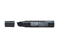 Pentel N50XL Marker Chisel Tip Black (Pack of 6) N50XL-A