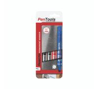 Pentel N60 Permanent Marker Chisel Assorted (Pack of 4) N60-PRO4ABCEU