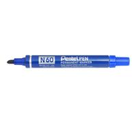 Pentel N60 Permanent Marker Chisel Tip Max.6mm Line Blue Ref N60-C [Pack of 12]