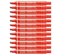 Pentel N60 Permanent Marker Chisel Tip Max.6mm Line Red Ref N60-B [Pack of 12]