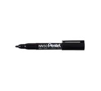 Pentel NN50 Permanent Marker Bullet Tip Black (Pack of 12) NN50-A