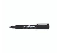 Pentel NN50 Perm Marker Black PK12