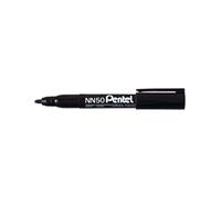 Pentel NN50 Permanent Marker Bullet Tip Black (Pack of 12) NN50-A