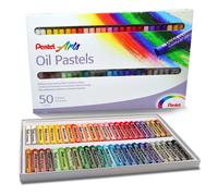 Pentel oil pastel pencils box of 50 assorted colours