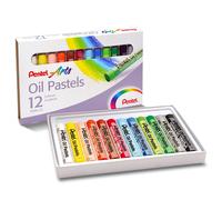 Pentel Oil Pastel Set (Pack of 12) Mixed 12 Count (Pack of 1) Single